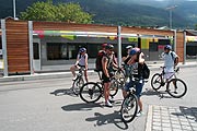 Die Endstation Mals ist ein guter Ausgangspunkt für eine  Fahrrad-Tour durch das Vinschgau (Foto: Martin Schmitz)